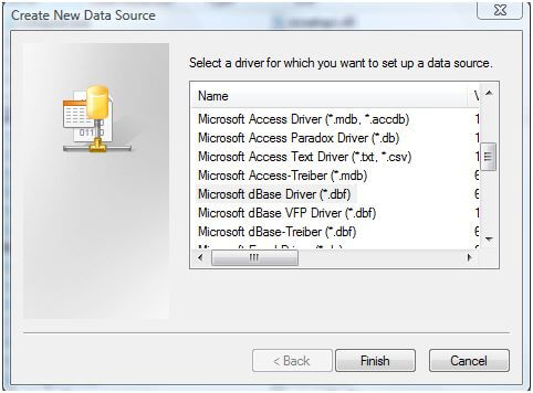 Microsoft dbase driver dbf download