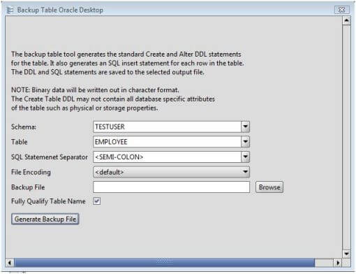 Table Backup Tool Image