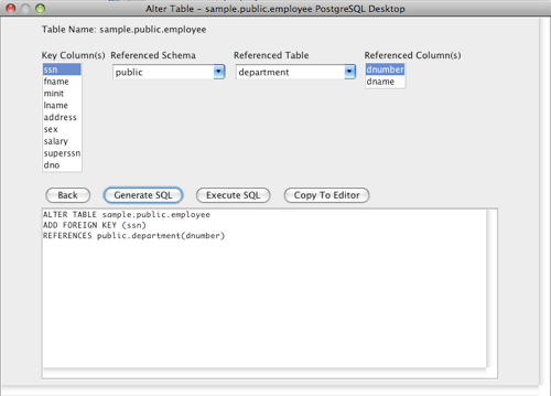 PostgreSQL Alter Table