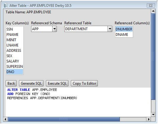 Sql add foreign key