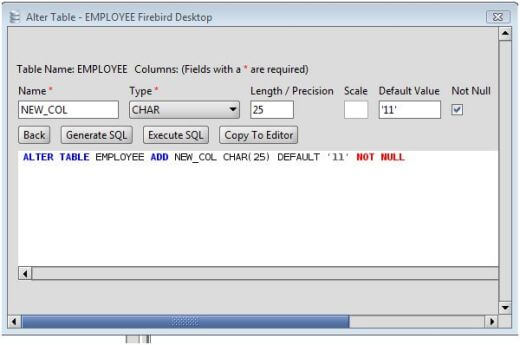 Oracle sql add columns