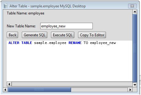 postgresql rename table